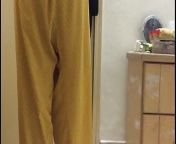 Desi aunty wearing clothes while hubby record it from mature tamil aunty wearing cloths