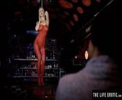 Stripper masturbates on stage during audition from stage of development of during pregnant
