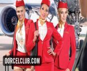 DORCEL TRAILER - Dorcel Airlines - sexual stopovers from dorcel airlines hotesses libertines full movie
