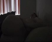 Bare ass bed farts from girl farting on bed