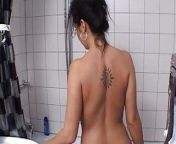 Super hot German babe with an amazing body having fun in the bathroom from super beautiful girl having fun in hotal