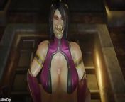 Mileena Shows Off Her Scary Fangs While Getting Her Tits Fucked from arbe sex ortal kombat mileena