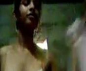 Desi slut Ananya showing boobs for fun from long hair shampooingy by ananya