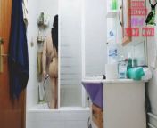 I take a shower from indian sexy towel dance