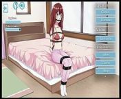 Bonds BDSM Hentai game Ep.4 playing dress up in shibari tickling session from bond chat game