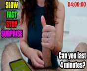 Let's play a stroke game - FAST, SLOW, STOP AND SURPRISE - CHALLENGE - PREVIEW from 控制电表快慢的遥控器【葳2214906586】 mto