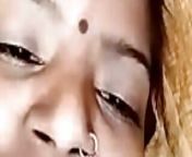 Wife enjoying with lover in video call from love video call village