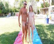 Petite Teen Slip N Slides All Over Her Boyfriend's Big Cock from petite teen naked posture over uncle mp4