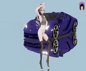 Haku - Hot Dress Sexy Dancing (3D Hentai) from gender bender anime