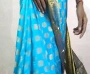 Lovely lingerie hot blue saree fry mom from reshma blue saree sex video