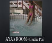 Aya's Room Public Pool from showstar aya nude