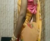 Purvi crossdresser in saree from shemale in saree