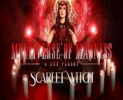 Hazel Moore As SCARLET WITCH Drains Your Powers In MULTIVERSE OF MADNESS VR Porn from black widow scarlet witch