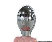 Stainless Steel Helmet 3D BDSM Animation from www steel mask bondage to woman com