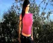 Denise Milani sexy Pink Shirt - non nude from watch arjun bijlani sexy xxx videos