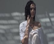 Lauren Cohan modeling in a wet T-shirt with pokie nipples from model wet shirt boobshruti hassa