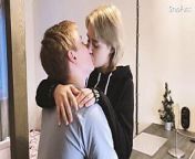 GrabFuck - Hairdresser at home. Paid with sperm from anal sperm teen