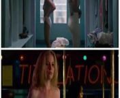 Alison Brie vs Gillian Jacobs - topless clip comparison from split screen naughty girl vs bad slut