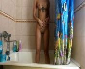 Come with me to the bath and I will show you how from bhabhi showing self shower come xxx