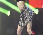 It's ITZY's Chaeryeong Showing Off Her Legs In Fishnets from yuna itzy fake