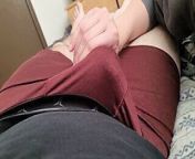 teen teases cock, biting it, leading to creampie from love bite