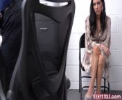 Big tits brunette MILF shoplifter fucked in the security gua from geurgena rodreguas guas ho