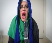 Real Arab Mom in Hijab Dildo Riding Hard And Squirting Orgasm. from muslim stepsister in hijab