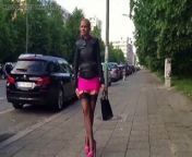 Malene Ferrari walking Berlin from hariel ferrari sexy