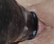 Huge cock fuck and fill my pussy hole pussy gape and stretch bbc dildo play hardcore brutal fucking from filled my wifes indian daughter with my cum