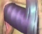 Desi wife trying dildo and cock at a time from desi wife sex time crying