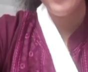 My girlfriend showed everything open on video call from hot desi tite