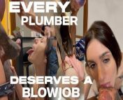 Hot Teen Brunette doesn't have money and she sucks my cock untill I cum on her face VANESSA BRUNI from italian plumber