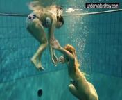 Andrea and Monica hot teens in the pool from indonkoel molick hot photos