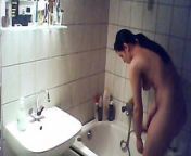 My wife filmed herself in the bathroom for you from prova my wife love you sexy