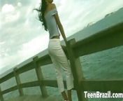 Brazilian Teen Girl Has Nice Tan Lines While Having Sex from रेखा सेक्सी मूवी