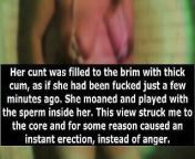 My young big boobed wife got turned into creampie-addicted, pregnant and lactating hucow - Part 1-Captions -Milky Mari from lactating boob mom