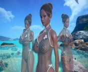 AI Shoujo ebony beauty Tiara in realistic 3D animated sex with multiple orgasms UNCENSORED from tiara phantasia hentai