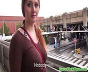 Publicsex euro jizzed on by a stranger from pulling out