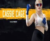 Zazie Skymm As CASSIE CAGE Has Some New Anal Skills from mortal kombat 4 mmd