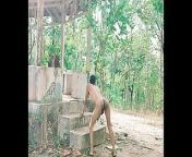 Bangladeshi gay teen boy cumshot in forest outdoor from gay teen compilation