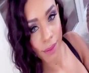 WWE - Renee Michelle showing big cleavage in Barbados from wwe renee