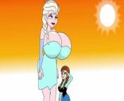 Elsa and Anna Scenarios from futa elsa and anna