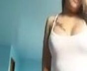 Chinise girl with big boob doing selfie.mp4 from boob dring
