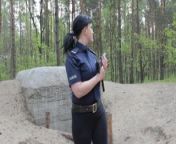 Black Assasin vs. Policewomen Clone from german policewoman captured stripped handcuffed and gagged