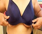 Sexy Wife squeezing her boobs from real bhabhi exposed