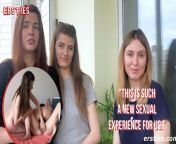Ersties - Hot Girl Threesome Leads To Steamy Lesbian Sex from girl threesome bsex