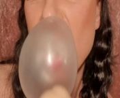 Bubble gum bubbles and blowjob from gumball piloto