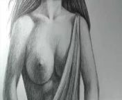 Beautiful Girl – Nude Pencil Art from sexy pencil art
