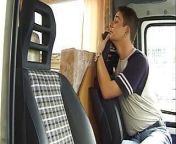 horny slut roadside forked up and fucked hard in camper van from forking