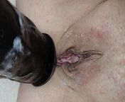 Huge bbc fuck my pussy good and hard bbc dildo play huge brutal pussy stretch with black cock from tamil aunty huge boobs playing by